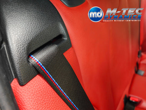 BMW 4-SERIES F32 / F82 M4 COMPETITION STYLE SEAT BELTS - FITTING BASED ON EXCHANGE SERVICE