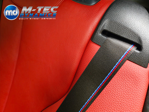 BMW 4-SERIES F32 / F82 M4 COMPETITION STYLE SEAT BELTS - FITTING BASED ON EXCHANGE SERVICE