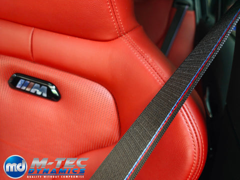 BMW 4-SERIES F32 / F82 M4 COMPETITION STYLE SEAT BELTS - FITTING BASED ON EXCHANGE SERVICE