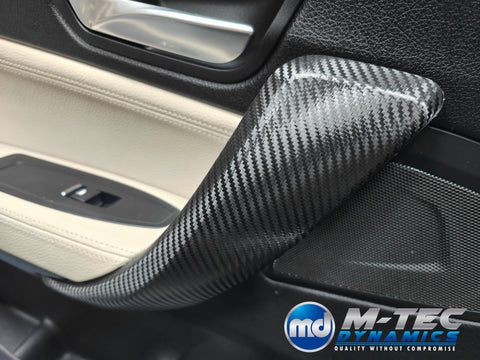 BMW F20 F21 F22 F23 LCI-2 INTERIOR TRIM SET - PREMIUM TEXTURED BLACK CARBON - WRAPPING SERVICE