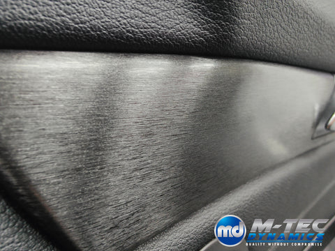 BMW Z4 E89 INTERIOR WRAPPING SERVICE - BLACK BRUSHED STEEL