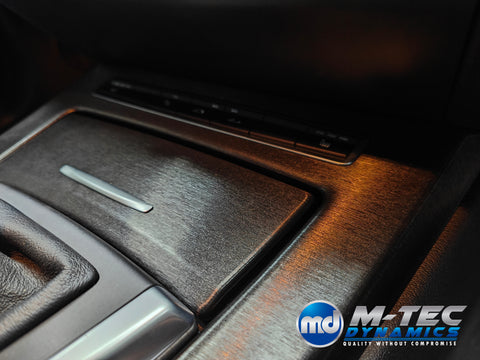 BMW Z4 E89 INTERIOR WRAPPING SERVICE - BLACK BRUSHED STEEL