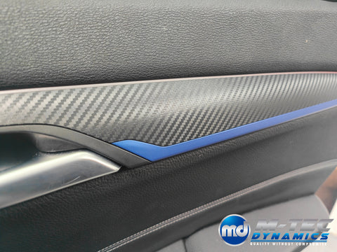 BMW X1 F48 INTERIOR TRIM SET WRAPPING SERVICE - 3D CARBON INC. CENTRE CONSOLE