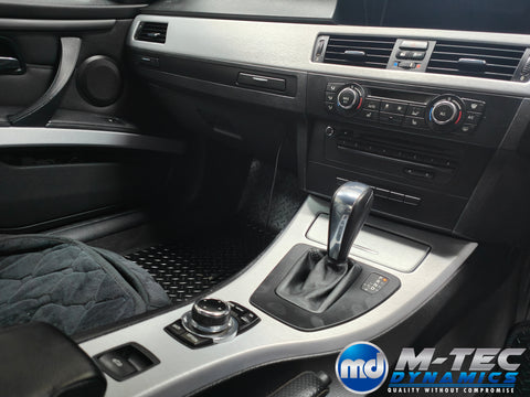 WRAPPING SERVICE - BMW E90 E91 E92 E93 INTERIOR TRIM SET - SILVER BRUSHED STEEL