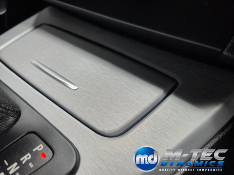 WRAPPING SERVICE - BMW E90 E91 E92 E93 INTERIOR TRIM SET - SILVER BRUSHED STEEL