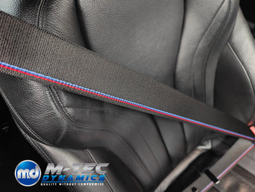 BMW F25 X3 / F26 X4 / F15 X5 / F16 X6 - FRONT SEAT BELT RE-WEBBING SERVICE - REMOVAL, RE-WEB & REFIT