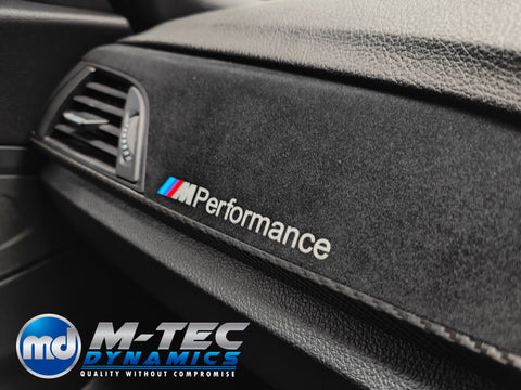 WRAPPING SERVICE - BMW F2X INTERIOR TRIM SET - PERFORMANCE STYLE / DEEP TEXTURED GLOSSY CARBON (MTD-TEX) - F20 F21 F22 F23