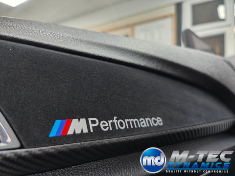 WRAPPING SERVICE - BMW F2X INTERIOR TRIM SET - PERFORMANCE STYLE / DEEP TEXTURED GLOSSY CARBON (MTD-TEX) - F20 F21 F22 F23