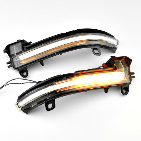 BMW DYNAMIC SEQUENTIAL LED MIRROR INDICATORS - WHITE LENS - 1/2/3/4 SERIES F2X F3X