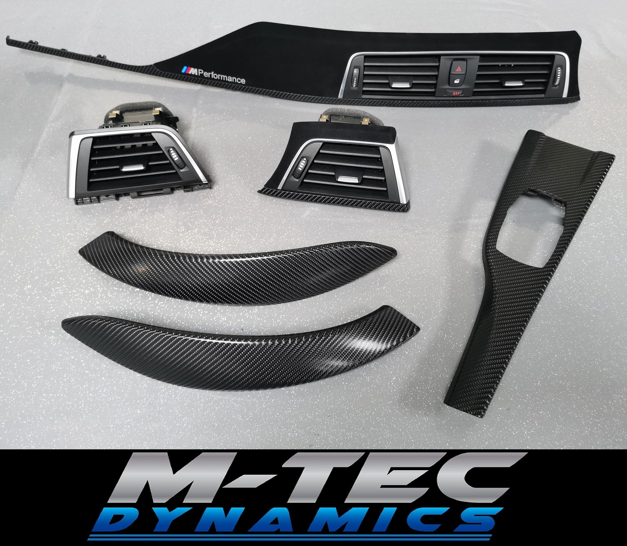 BMW F32 COUPE F82 M4 LCI PERFORMANCE STYLE INTERIOR TRIM SET - 4D CARBON