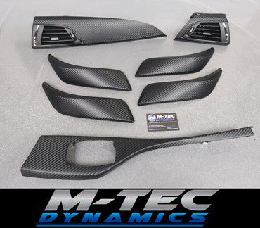 BMW F20 INTERIOR TRIM SET - 3D CARBON / GLOSS BLACK ACCENT