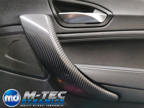 BMW F21 F22 INTERIOR TRIM SET - 4D CARBON / BLUE ACCENT