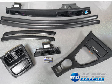 BMW E93 CONVERTIBLE 4D BLACK CARBON INTERIOR TRIM SET