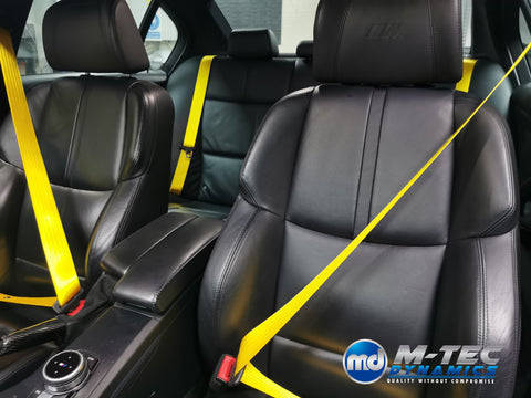 BMW 3-SERIES E92 COUPE (M3) YELLOW FRONT SEAT BELT SET