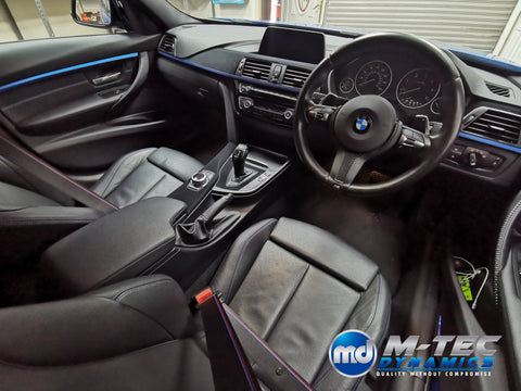 BMW F30 F31 F32 CUSTOM INTERIOR TRIM SET & SEAT BELT PACKAGE (COMPETITION)