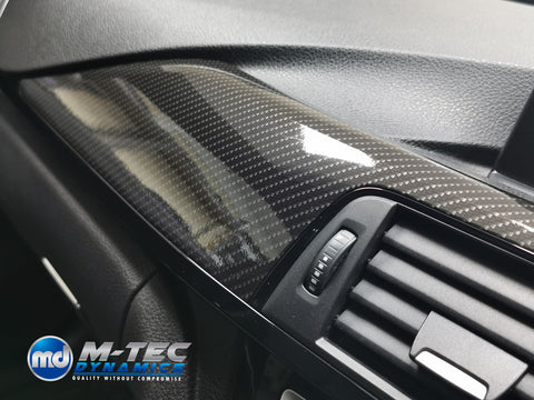 WRAPPING SERVICE - BMW F3X INTERIOR TRIM SET - HIGH GLOSS CARBON (MTD-HG) - F30 F31 F32 F33 F36