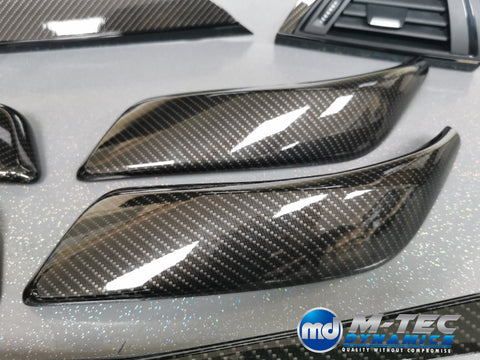 WRAPPING SERVICE - BMW F2X INTERIOR TRIM SET - HIGH GLOSS CARBON (MTD-HG) - F20 F21 F22 F23